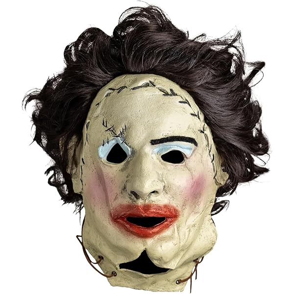 Amazon.co.jp: [マンブルズ] レザーフェイス ラバー マスク 悪魔のいけ